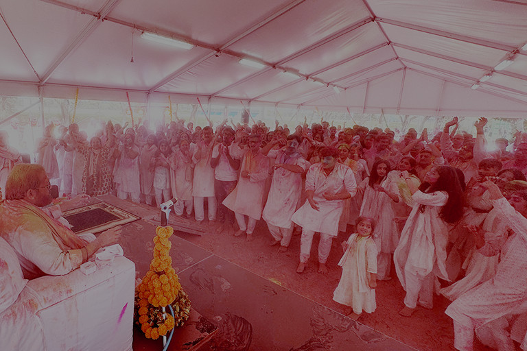 Experience the exhilarating colors of elevation, euphoria and ecstasy through Holi celebrations with HIS Holiness