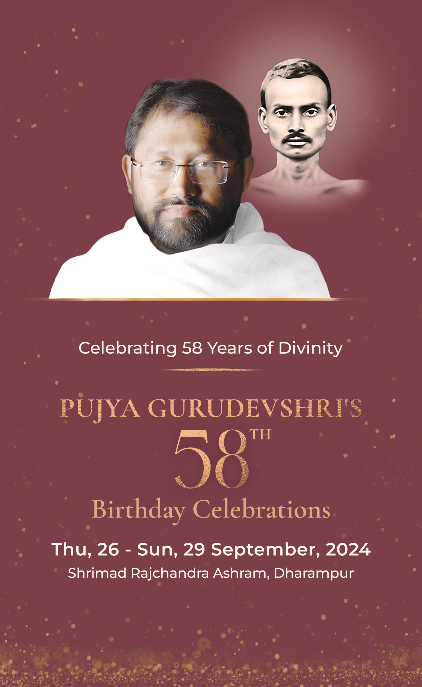 Pujya Gurudevshri Rakeshji's 58th Birthday Celebrations